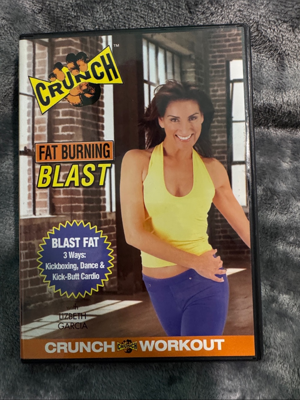 Fat burning blast DVD. Includes kickboxing, dance and kick-butt cardio